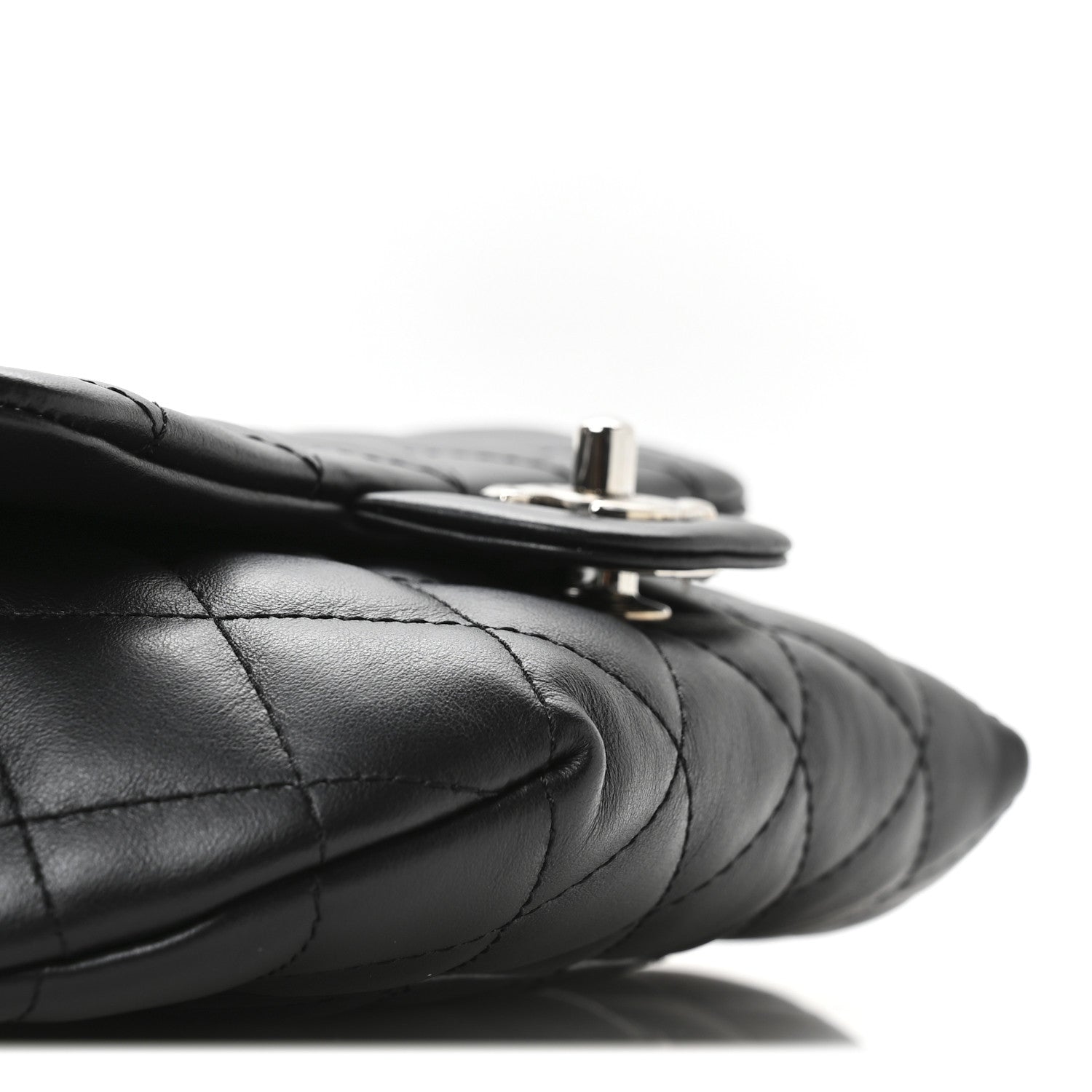 Chanel Calfskin Quilted CC Uniform Flap Belt Bag Black 10 of 12