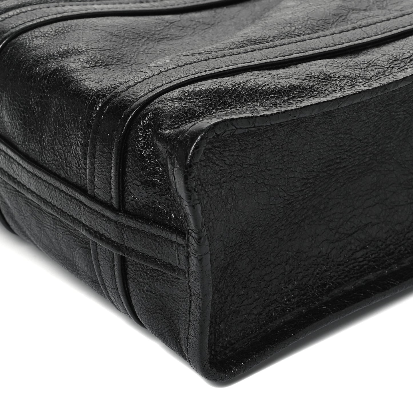 Agneau XS Bazar Shopper Tote Black