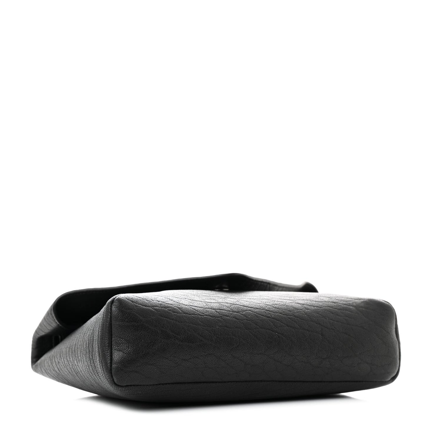 Crocodile Embossed Calfskin Medium Phantom Luggage Black