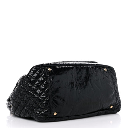 Chanel Vinyl XL Rock and Chain Flap Black 4 of 12