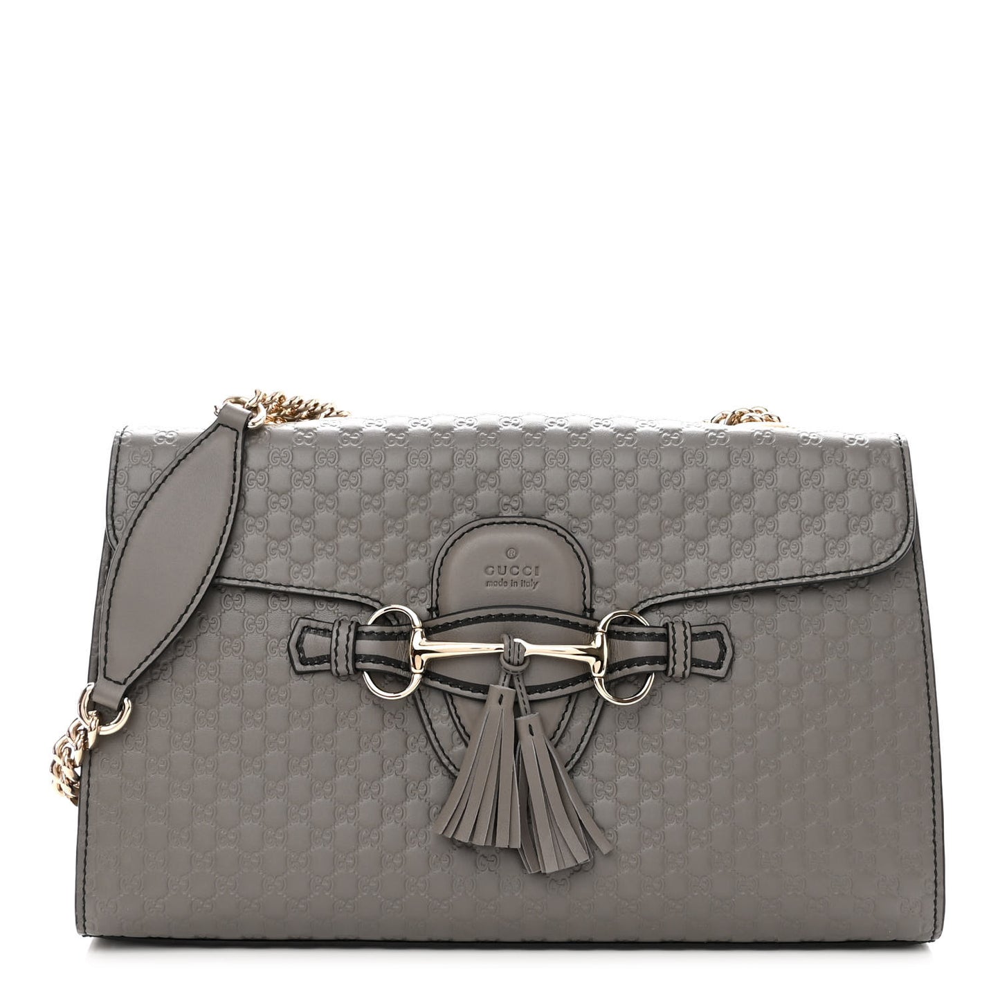 Soft Microguccissima Medium Emily Chain Shoulder Bag Loess
