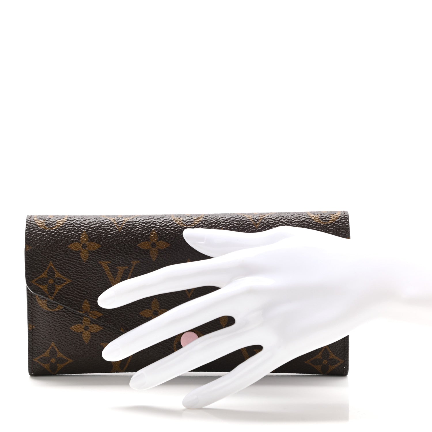 Louis Vuitton Monogram Josephine Wallet Rose Ballerine 2 of 9