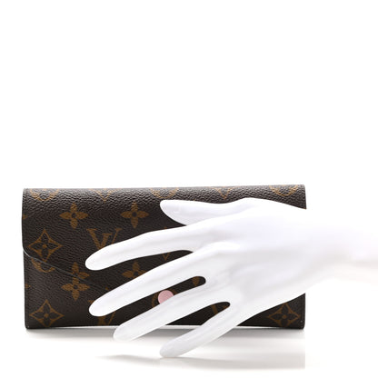 Louis Vuitton Monogram Josephine Wallet Rose Ballerine 2 of 9