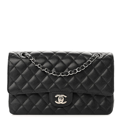 Chanel Caviar Quilted Medium Double Flap Black 1 of 11