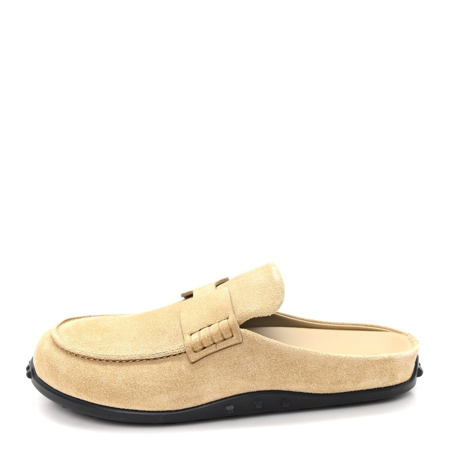 Hermes Suede Calfskin Womens Mix Mules 40 Beige Albatre 1 of 10