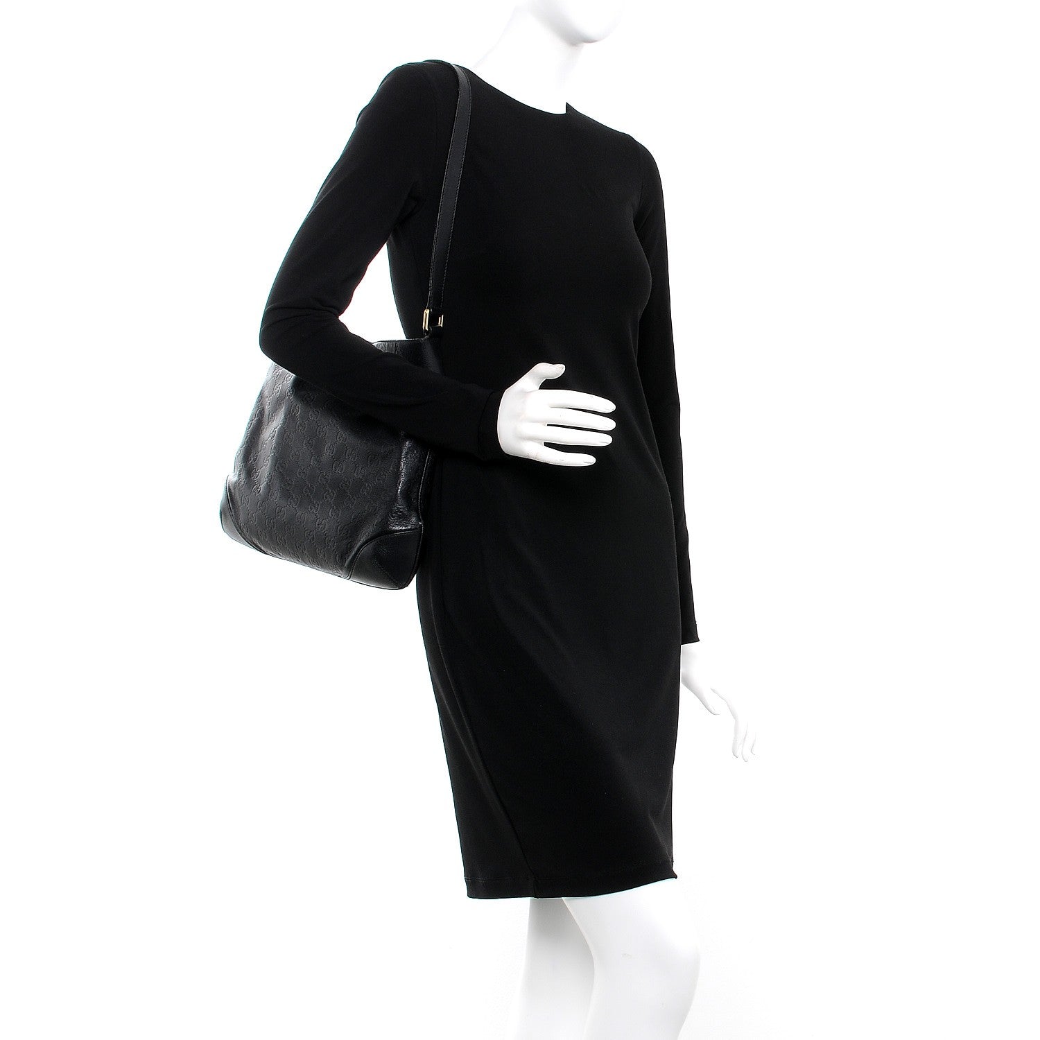 Gucci Guccissima Hobo Black 2 of 8