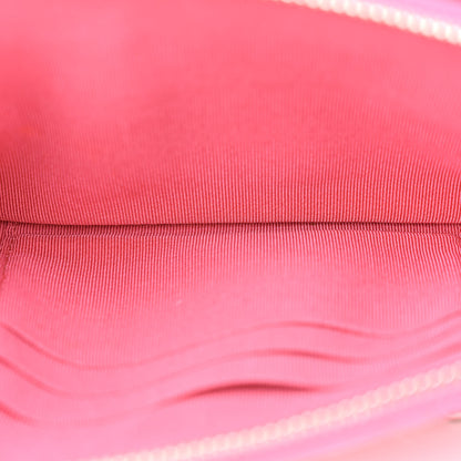 Chanel Lambskin Quilted Small Clutch With Chain Pink 6 of 12