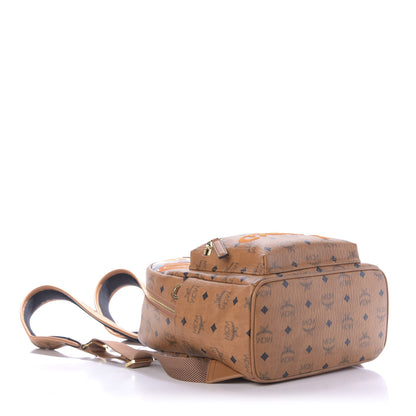 MCM Visetos Mini Stark Berlin Backpack Cognac 4 of 11