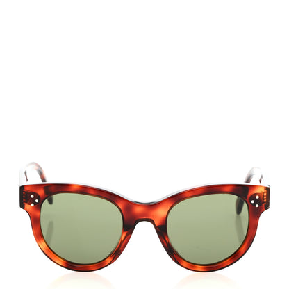 Celine Acetate Round Sunglasses CL4003IN Tortoise 2 of 7