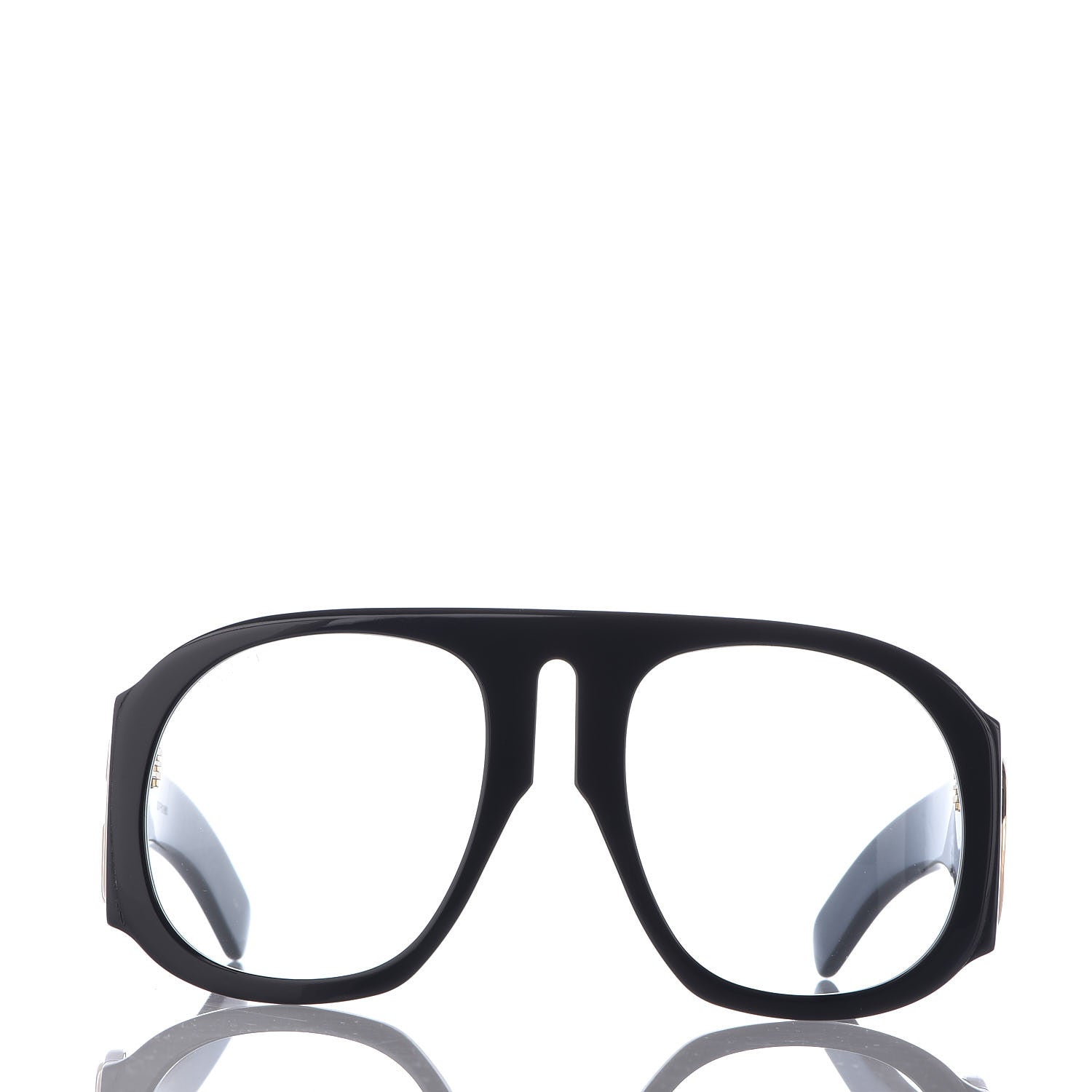 Gucci Oversized Aviator Sunglasses GG0152S Black 2 of 8