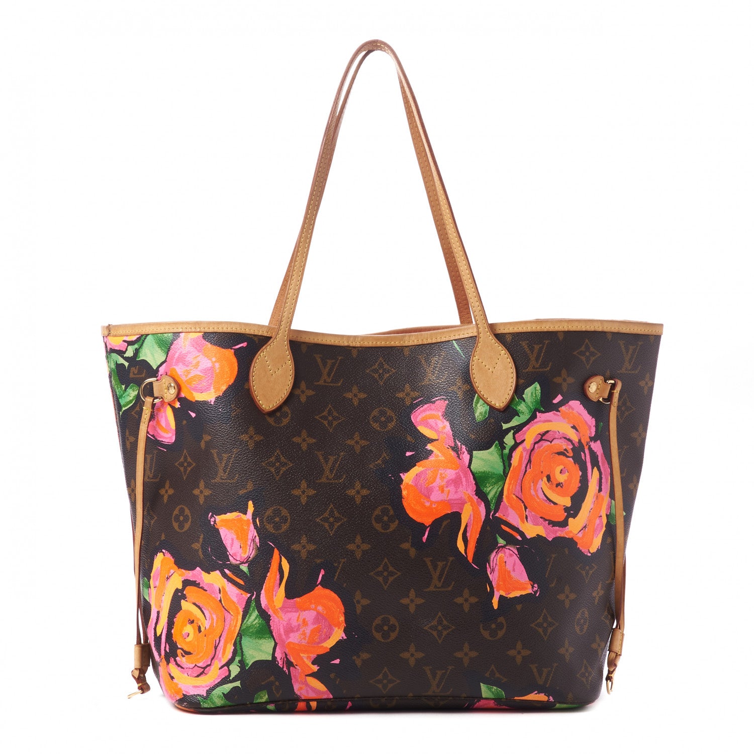 Louis Vuitton Monogram Roses Neverfull MM 1 of 9