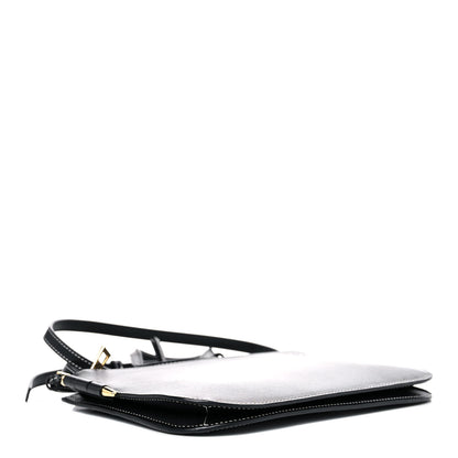 Loewe Calfskin Gate Double Zip Pouch Crossbody Black 4 of 11