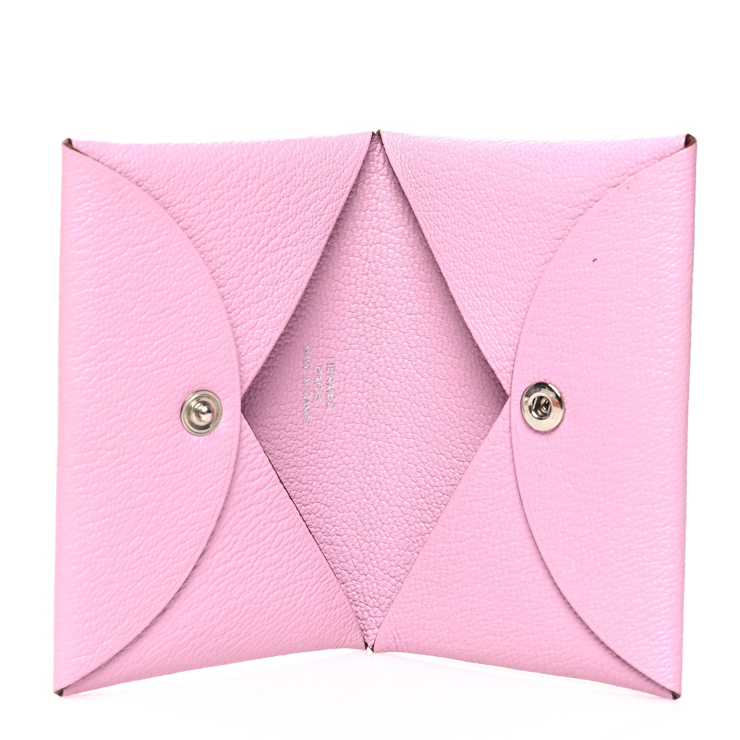 Hermes Chevre Mysore Calvi Card Case Mauve Sylvestre 5 of 12