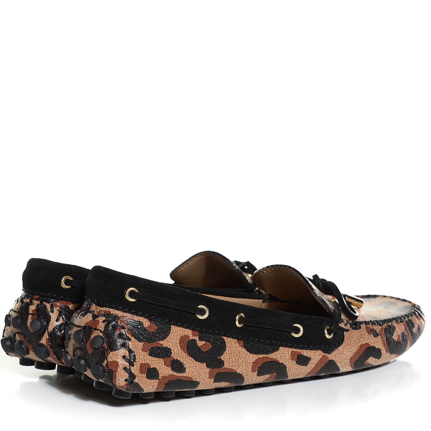 Louis Vuitton Leopard Print Calf Hair Gloria Loafers 40 4 of 7