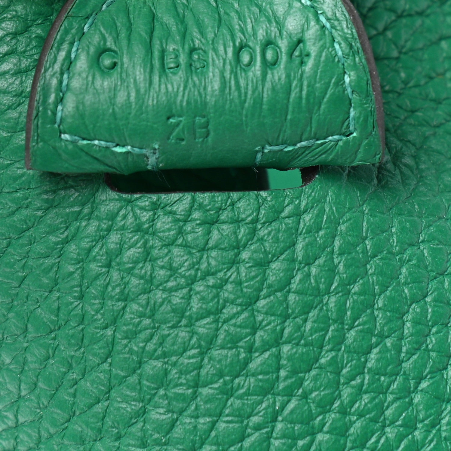 Hermes Taurillon Clemence Evelyne III PM Vert Vertigo 7 of 10