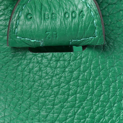 Hermes Taurillon Clemence Evelyne III PM Vert Vertigo 7 of 10