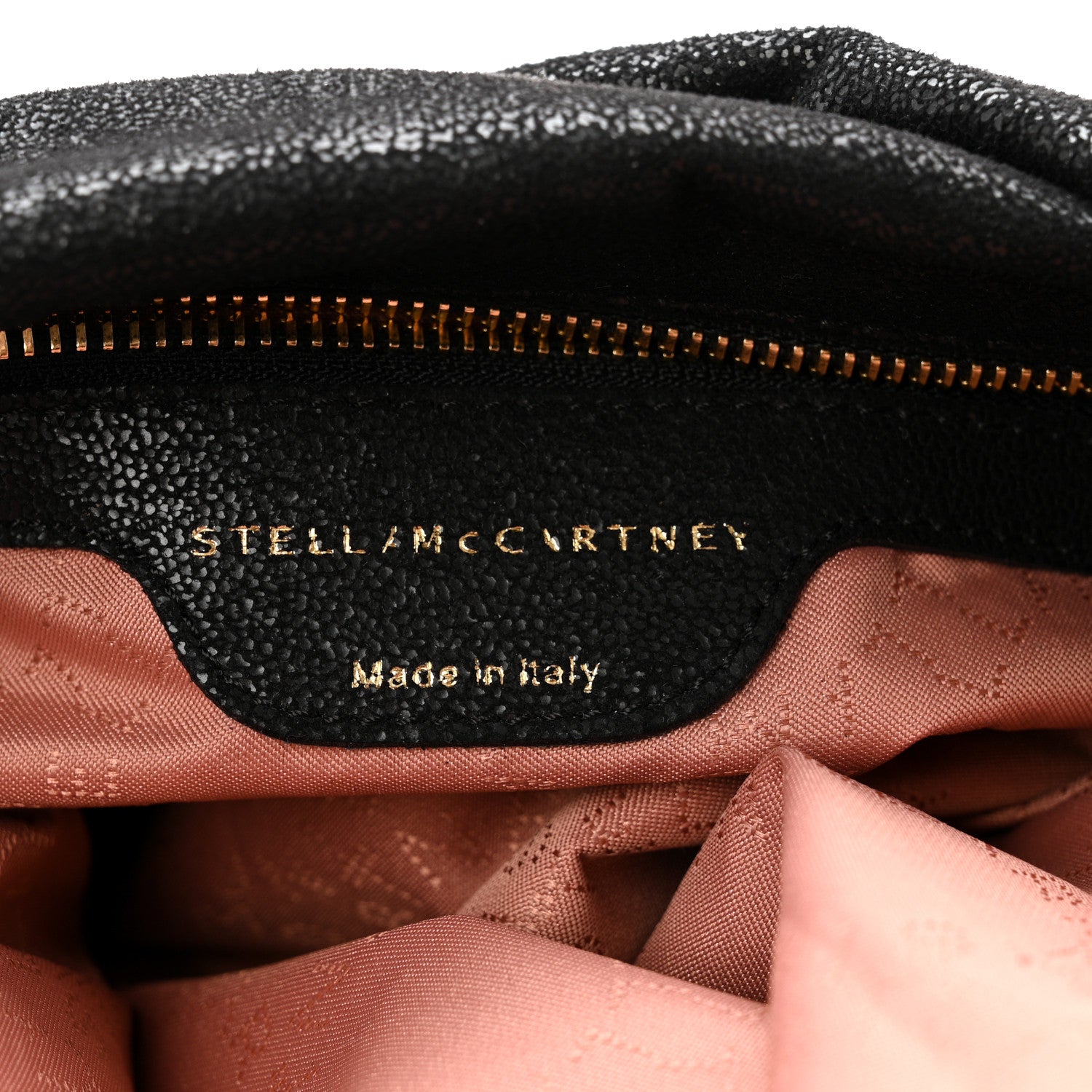 Stella McCartney Shaggy Deer Small Falabella Fold Over Tote Black 6 of 10