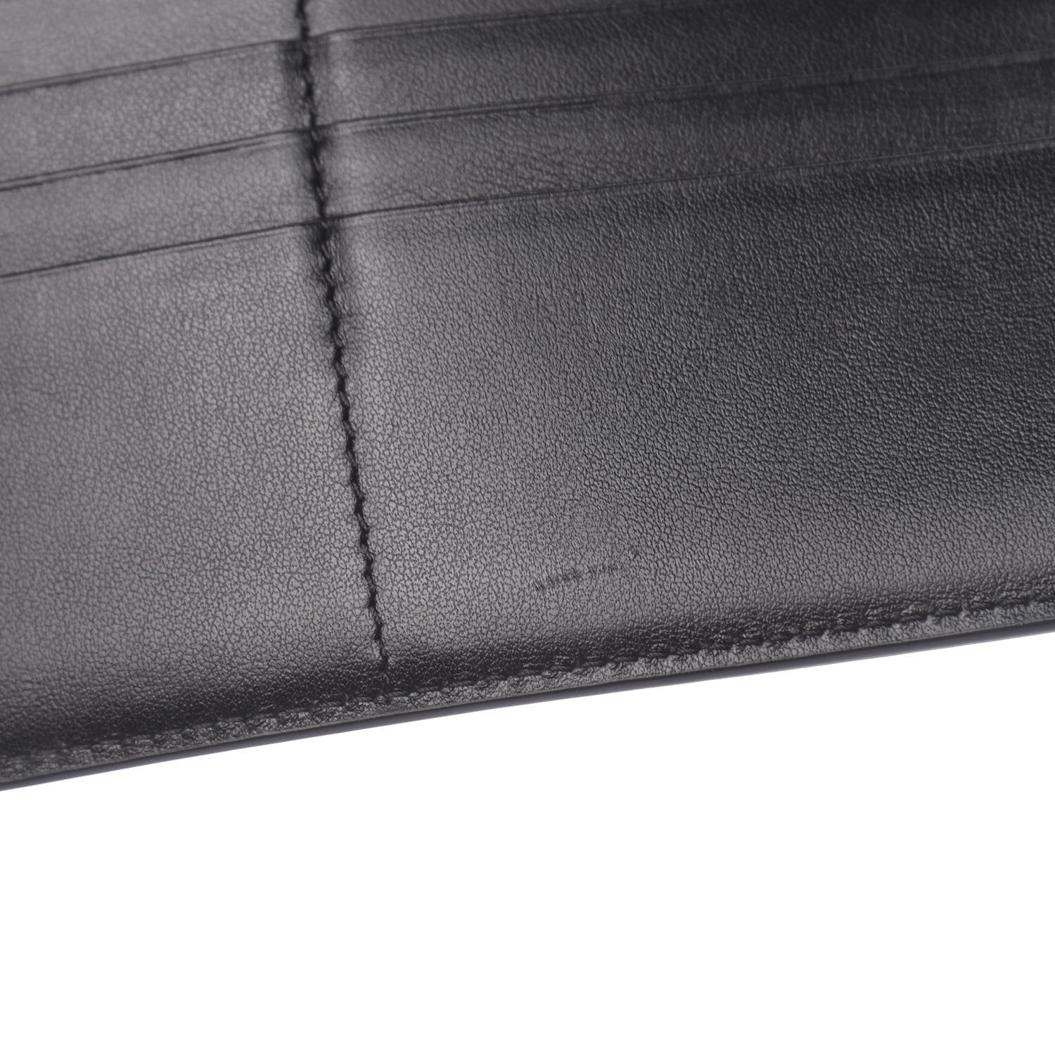 Celine Grained Calfskin Large Multifunction Strap Wallet Black 6 of 8