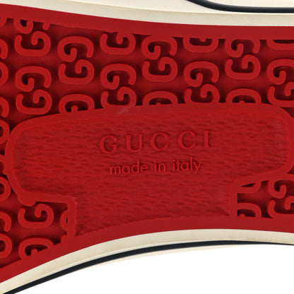 Gucci GG Monogram Web Womens 1977 Tennis Sneakers 39 Beige Ebony Mystic White 6 of 9