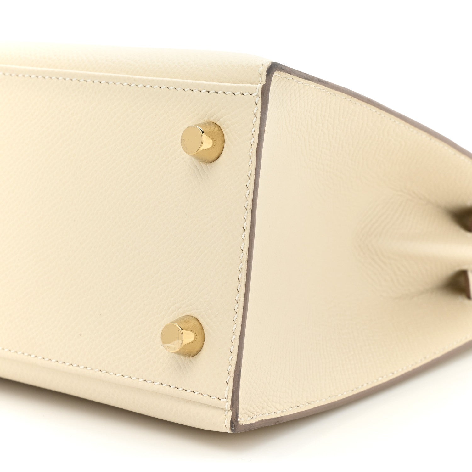 Hermes Epsom Kelly Sellier 25 Craie 8 of 14