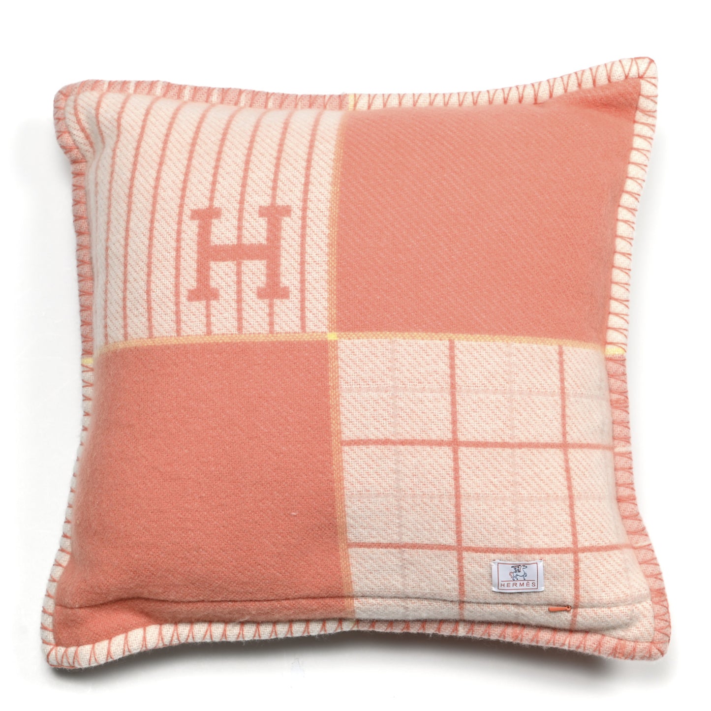 Wool Cashmere Avalon Cabriole Pillow Melon