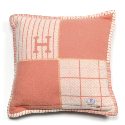 Hermes Wool Cashmere Avalon Cabriole Pillow Melon 2 of 4