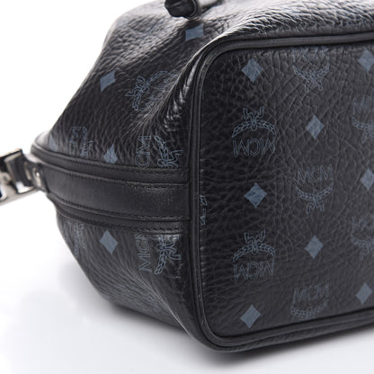 MCM Visetos Essential Drawstring Bucket Bag Black 7 of 12