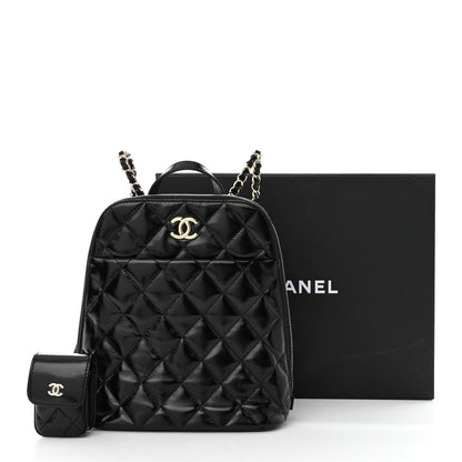 Chanel Shiny Calfskin My Pocket Backpack Black 13 of 13
