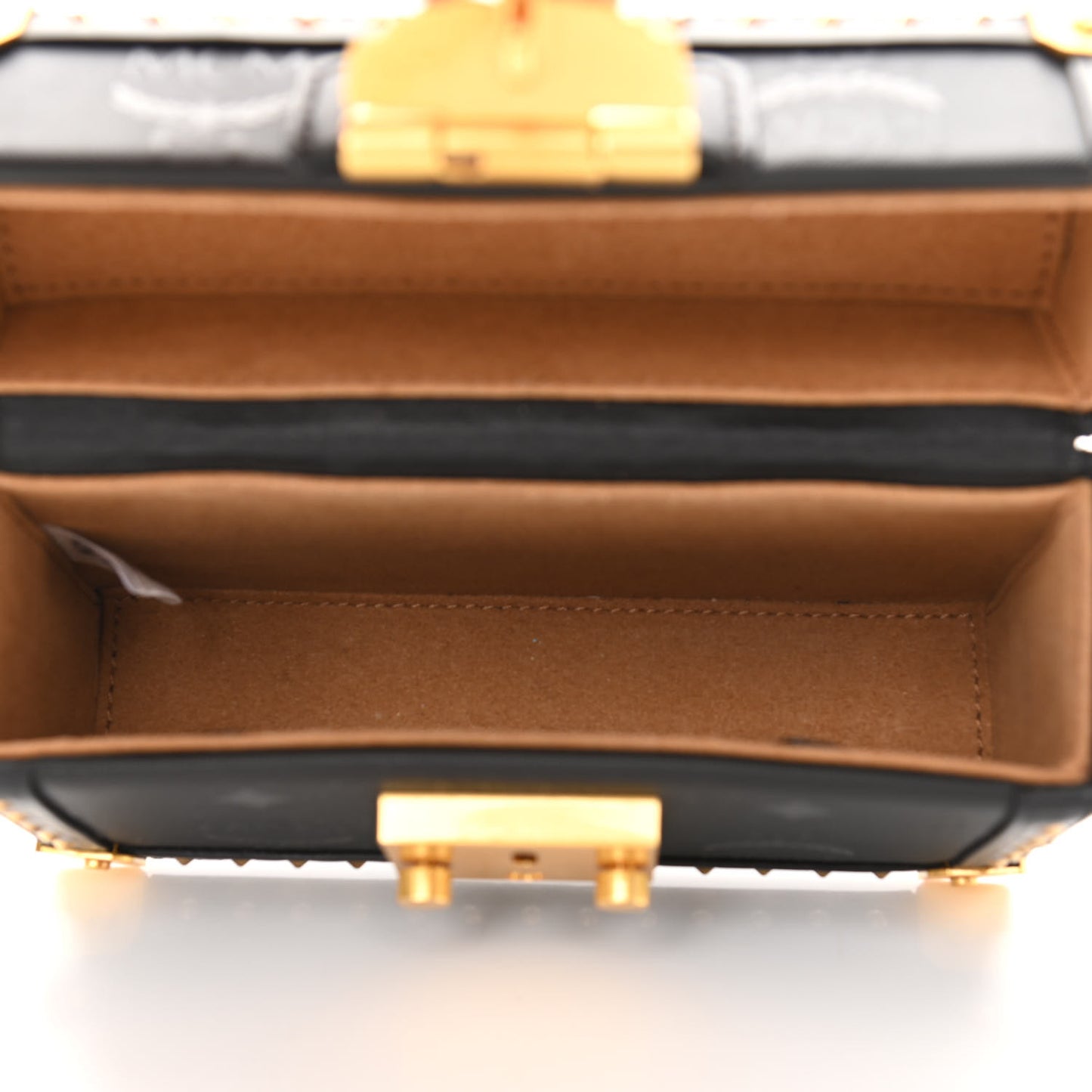 Monogram Coated Canvas Berlin Mini Shoulder Bag Black