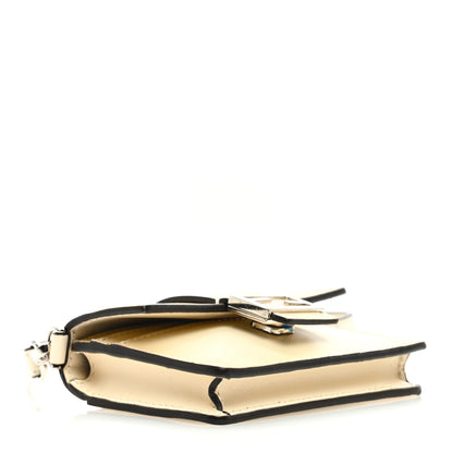 Fendi Vitello King Tamponato Micro Flat Baguette White Ice 4 of 11
