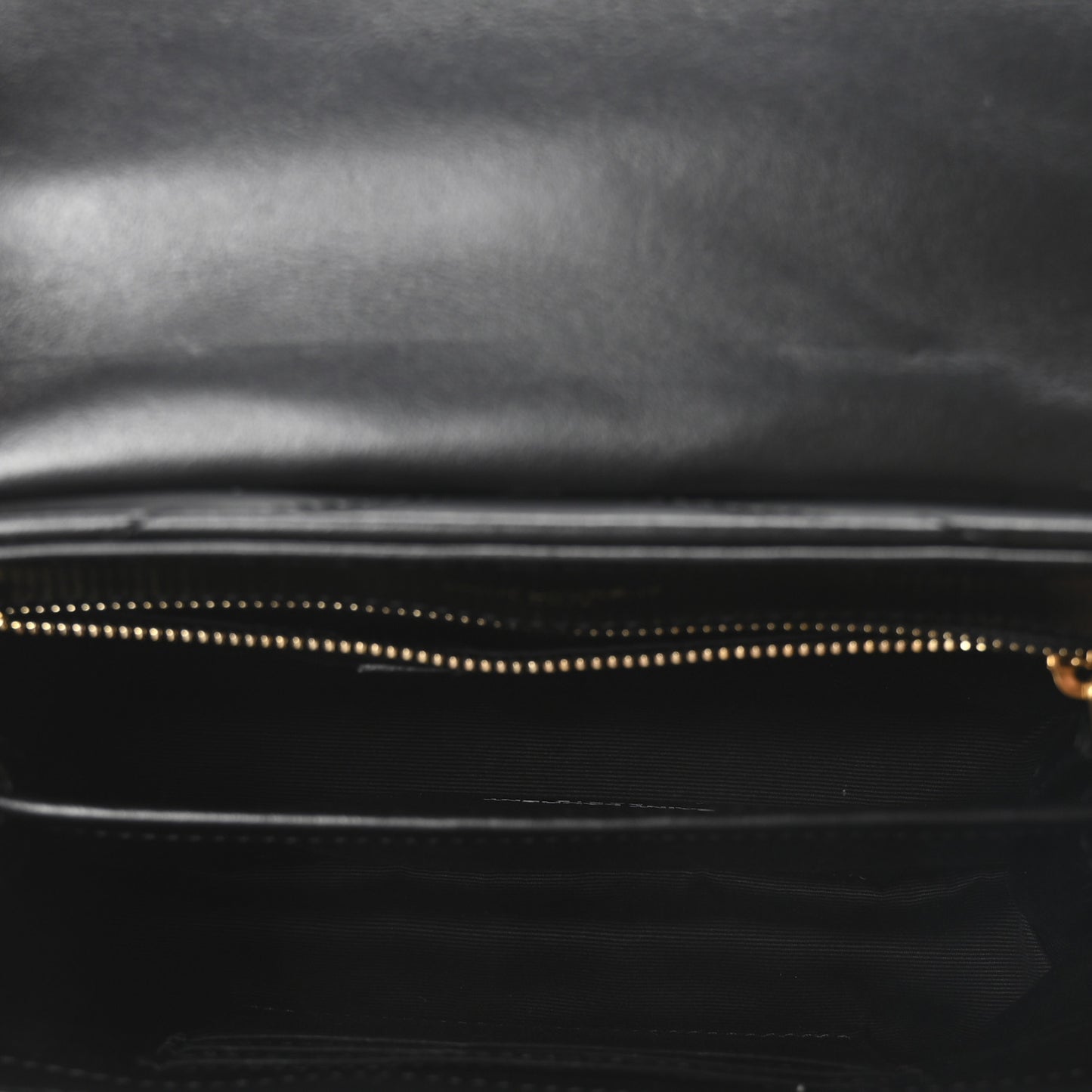 Calfskin Y Quilted Monogram Toy Loulou Crossbody Bag Black