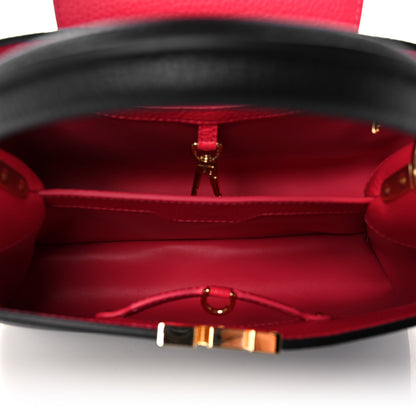 Louis Vuitton Taurillon Capucines PM Black Rose Berlingot 5 of 9