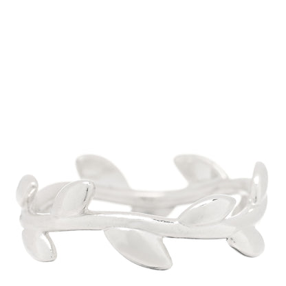 Tiffany Sterling Silver Paloma Picasso Narrow Olive Leaf Band Ring 47 4 3 of 5