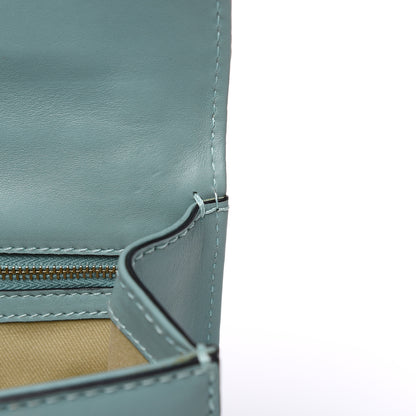 Valentino Garavani Vitello Small Glam Lock Rockstud Flap Light Blue 10 of 12