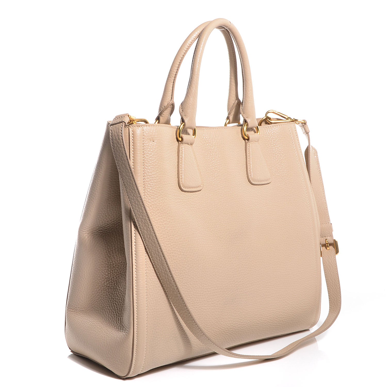 Prada Vitello Daino Shopping Tote Sabbia 13 of 21
