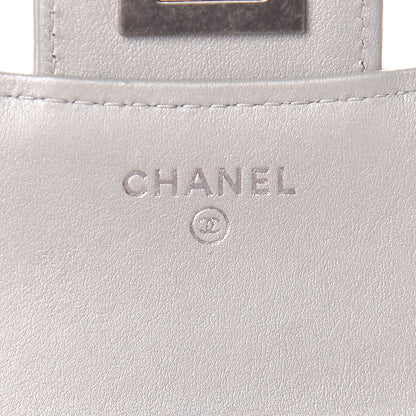 Chanel Aged Calfskin Quilted Reissue Compact Wallet Grey 6 of 13