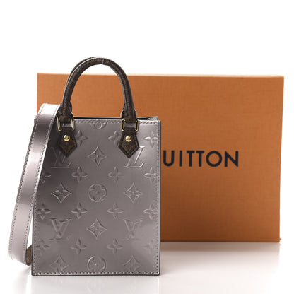 Louis Vuitton Vernis Monogram Petit Sac Plat Taupe Metallise 11 of 11