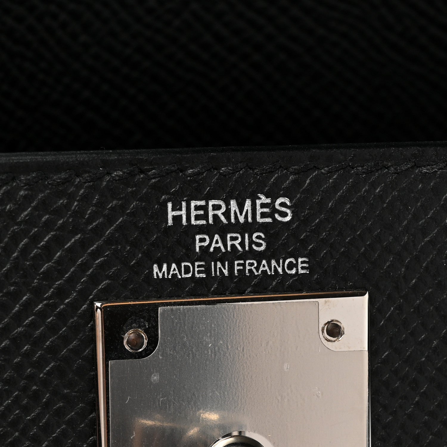 Hermes Epsom Kelly Sellier 28 Black 5 of 9
