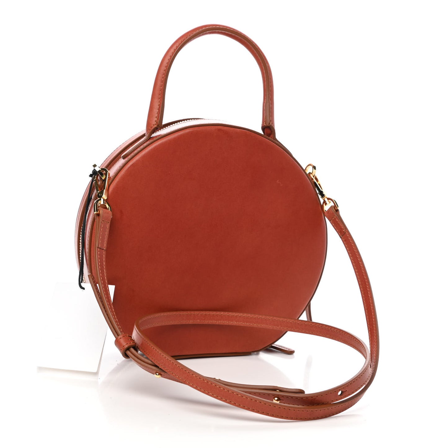 Calfskin Circle Bag Brandy