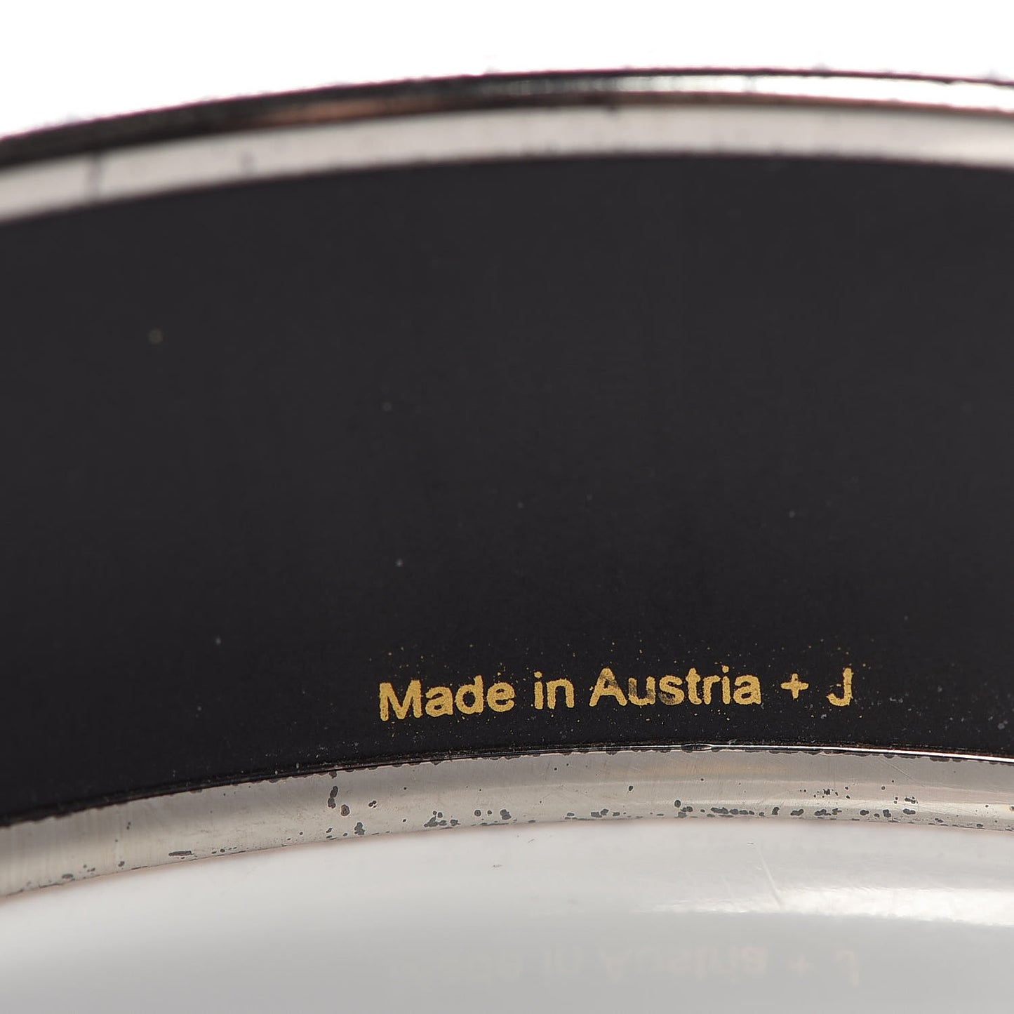 Enamel Printed Alphabet Russe Wide Bracelet 65