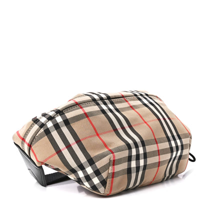 Burberry Nylon Vintage Check Medium Sonny Bum Bag Archive Beige Black 4 of 11