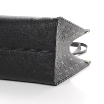 Louis Vuitton Empreinte Monogram Giant Onthego MM Black 9 of 10