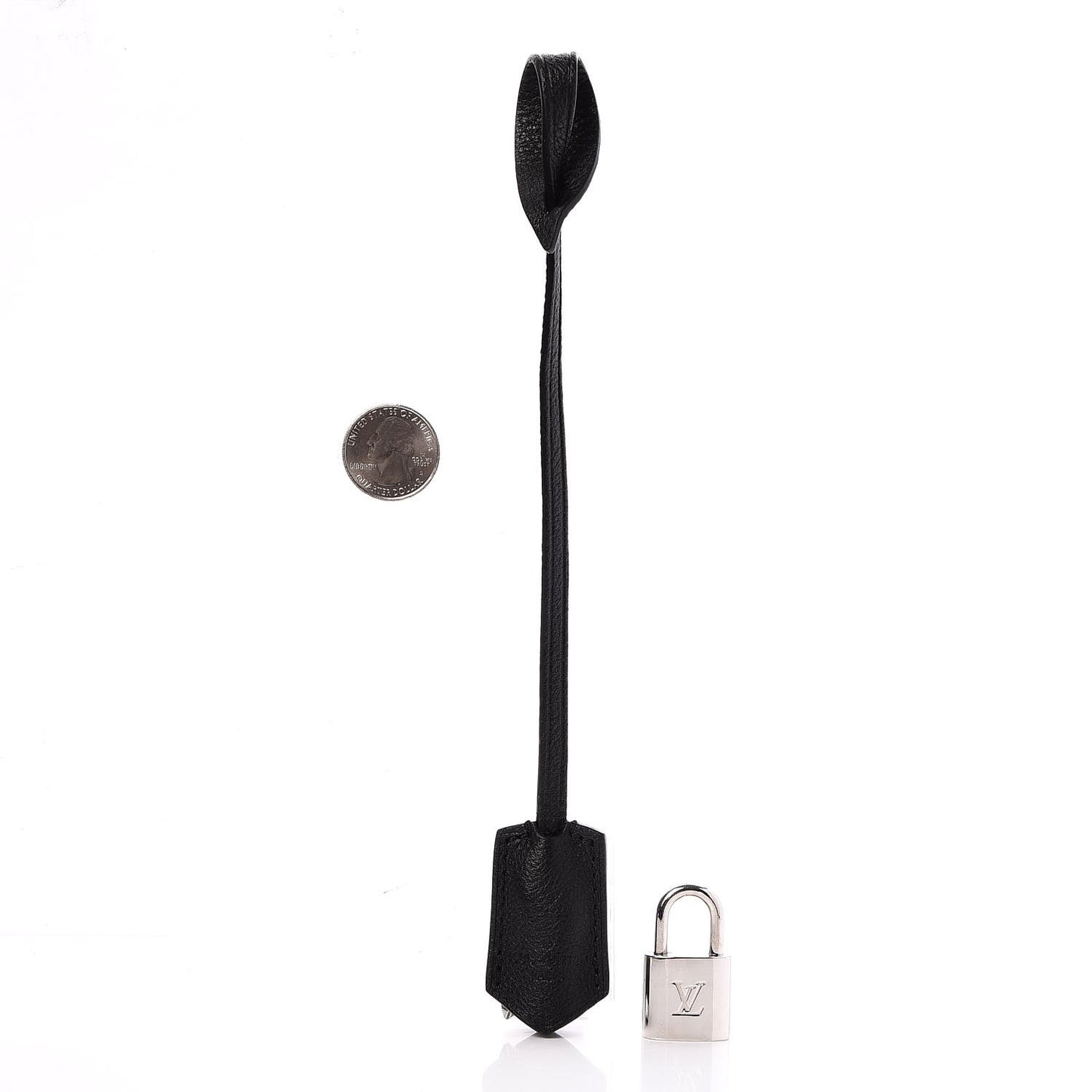 Veau Cachemire Clochette Key Bell Holder Lock Set Black Silver