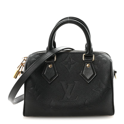 Louis Vuitton Empreinte Monogram Giant Speedy Bandouliere 20 Black 1 of 9