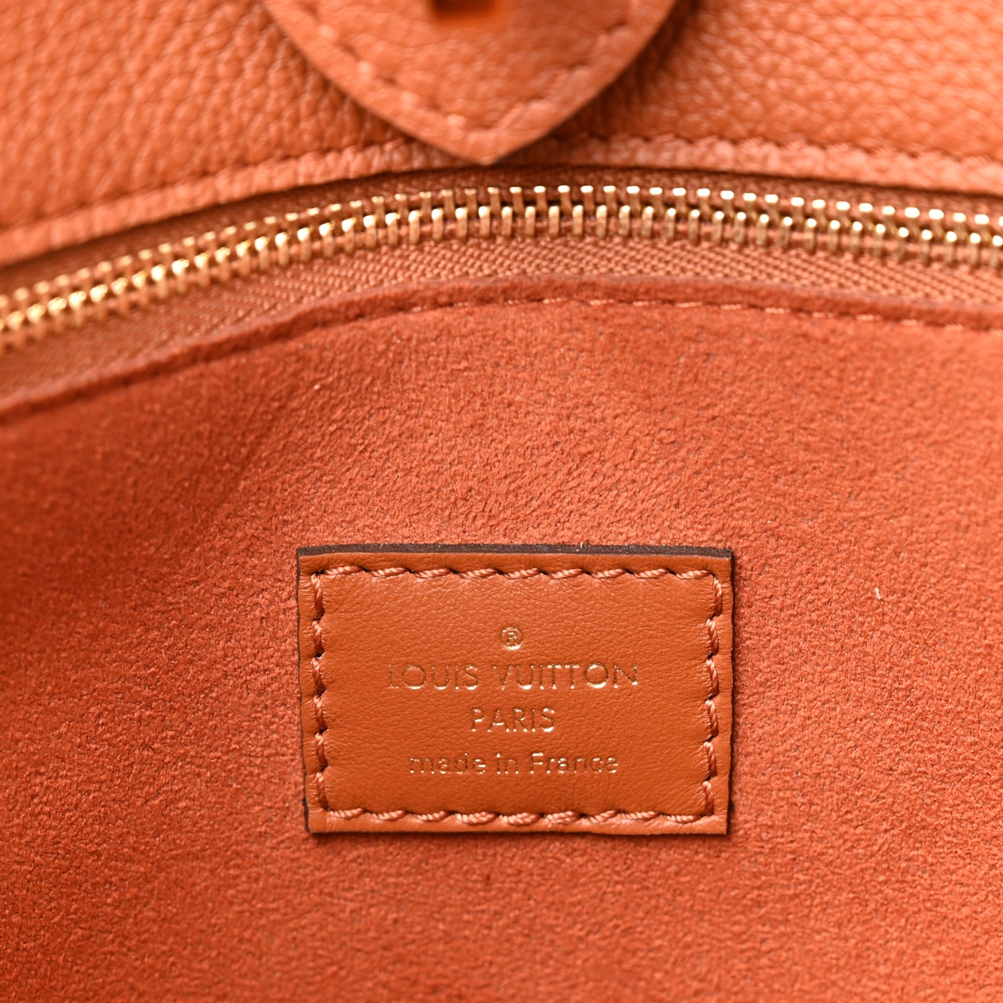 Grained Calfskin Shearling On My Side MM Caramel