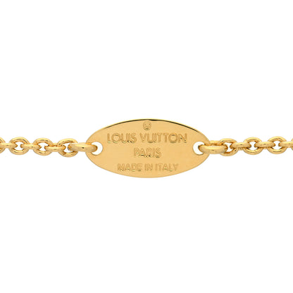 Louis Vuitton Louisette Necklace Silver Gold 5 of 5
