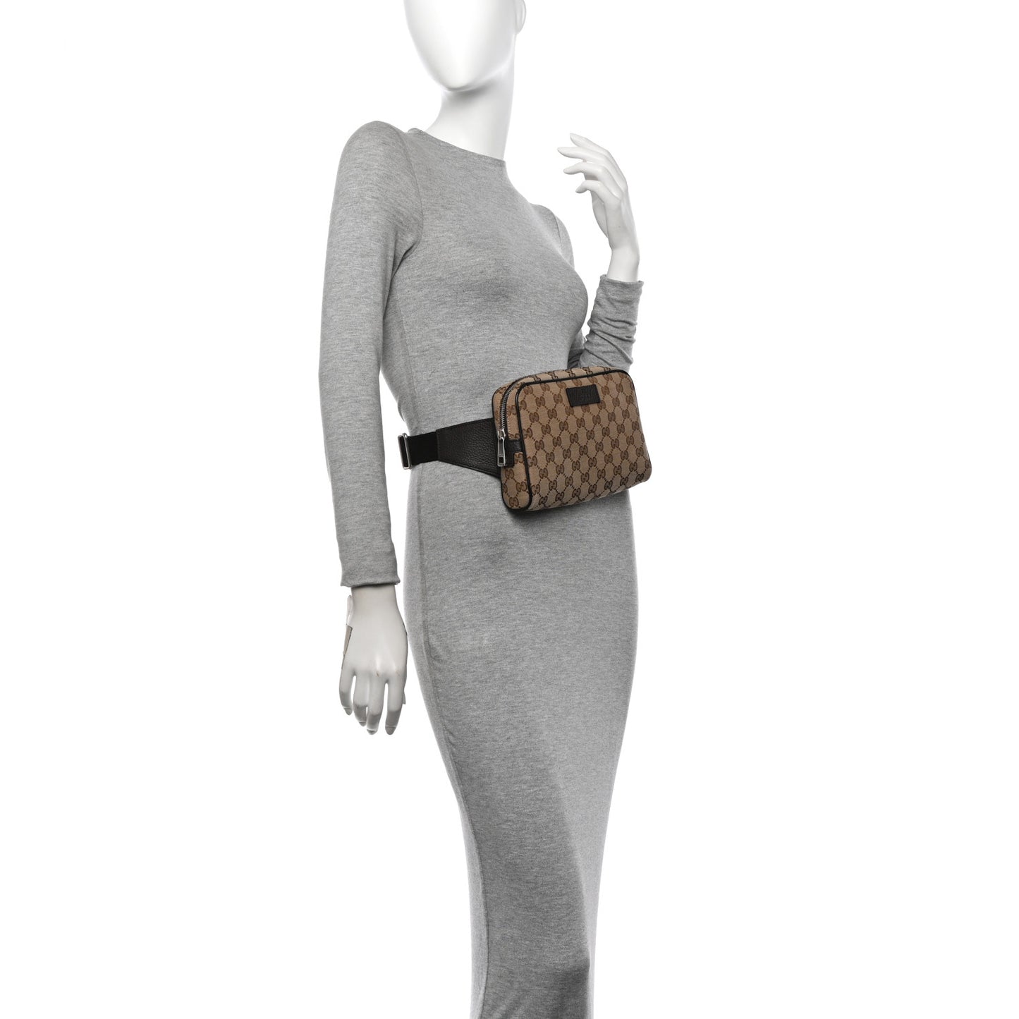 Monogram Belt Bag Dark Brown