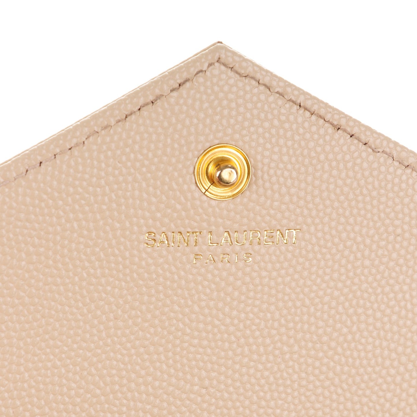 Grain De Poudre Matelasse Chevron Monogram Chain Wallet Powder