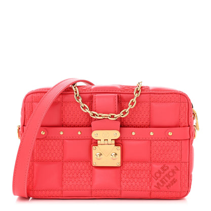 Louis Vuitton Lambskin Damier Quilt Troca PM Rose 1 of 11