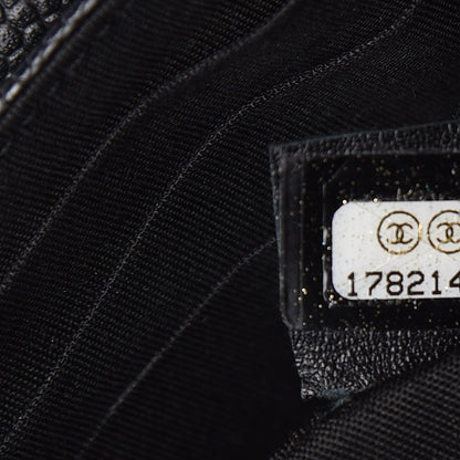 Chanel Caviar Half Moon Wallet On Chain WOC Black 7 of 12